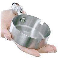 Tingyilan Smoking Metal Ashtray Training Set for Couples, Round