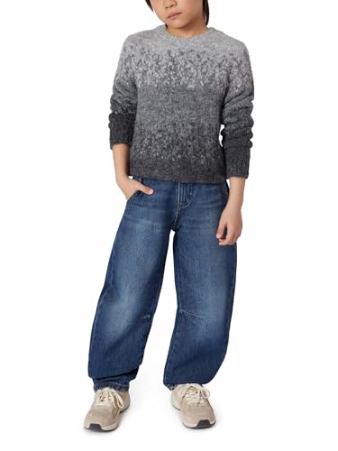 Guess Boys' Eco Long Sleeve Sweater, Overcast Heather Multi