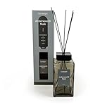 Candlelight Extra Large Reed Diffuser 2000ml Square Glass Luxury Scent Home Fragrance Gift (Amberwood & Musk)