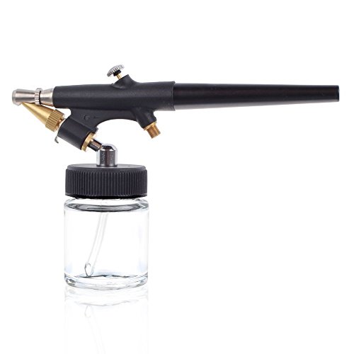 StarsTech 22CC Single-Action Siphon Feed Airbrush Kit with 2 Airbrush Siphon Bottles & Air Hose