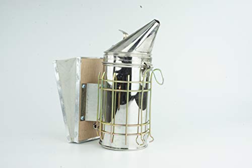 APIFORMES Ami Smoker S - klein mit Wildleder Blasebalg | Rauchbläser | Imkerei | Imkerschutz | Rauchdose | Imkereibedarf – Bild 3