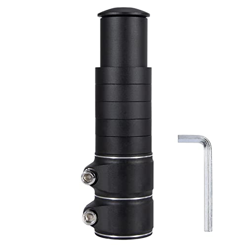 QIMEI-SHOP Fahrrad Vorbau Riser Höhenadapter Fahrrad Gabelschaft Extender für Radsport Bike Stem für 28.6mm 1 1/8' Mountainbike Rennrad MTB