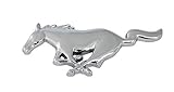 Mustang Chrome Running Horse Pony 3' Emblem Dash Fender Trunk