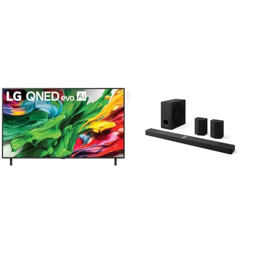 Image of LG 55 inch QNED85A 4K Smart TV & 9.1.5-Ch. S95TR Soundbar with Dolby Atmos, DTS:X, Wireless Speakers and Subwoofer Home Theater Bundle