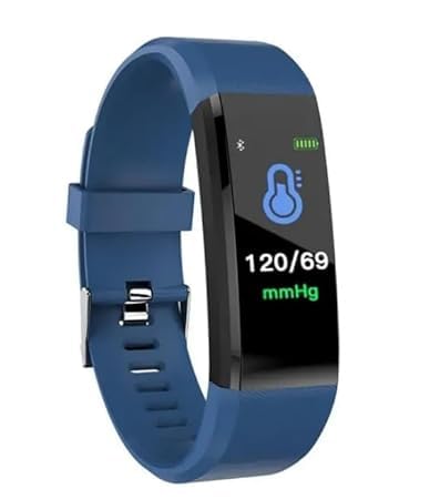 VRITRAZ Wrist Band Bluetooth Unisex Smart Watch, 0.96" TFT Display, BP & Heart Rate Monitoring, Steps Management, Sleep Monitor, 48 Hours Battery (Color-Blue) (B0D8SYVSRN) Amazon Price History, Amazon Price Tracker