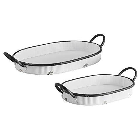 47th & Main Whitewash Serving Trays Cover