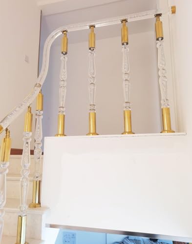 Balaustres acrílicos para escaleras: solucione la falta de luz con ejes transparentes 7
