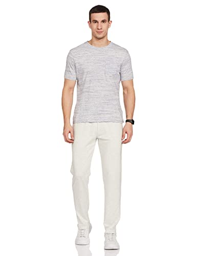 Image of Marks & Spencer Mens Solid Mid Rise Regular Fit Jogger