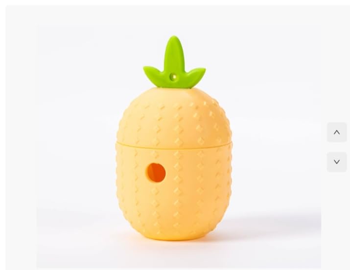 WakuWag 犬 おもちゃ エサ おもちゃ おやつボール 犬噛むおもちゃ 小型犬・中型犬用玩具 早食い止め 知育玩具 パイナップル型