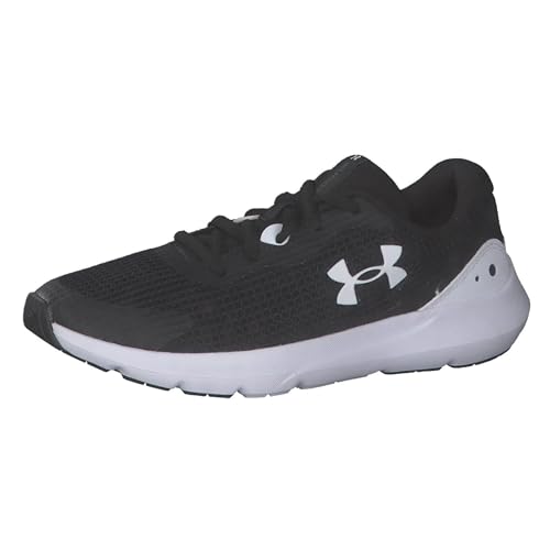 Under Armour Ua W Surge 3, Zapatillas para correr Mujer, Black/White/White, 40.5 EU