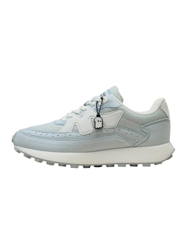 Image of The Souled Store Milano: Women and Girls Low Top Sneakers Retro Trainer Microfiber Suede and Engineered Mesh Cushioned Insole Retro Sole Lace Up Lightweight Breathable