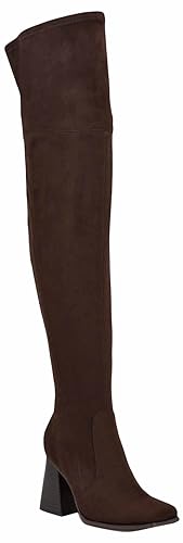 Botte au-dessus du genou marron pour femme en taille 37 Nine West