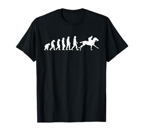 Jockeys Evolución de carreras de caballos Camiseta