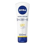 NIVEA 3in1 Q10 Anti-Age Care Hand Cream (100ml), Moisturising Hand Cream Reduces the Appearance of Wrinkles with Q10 and UV Filters, NIVEA Hand Cream for 24 Hour Moisture