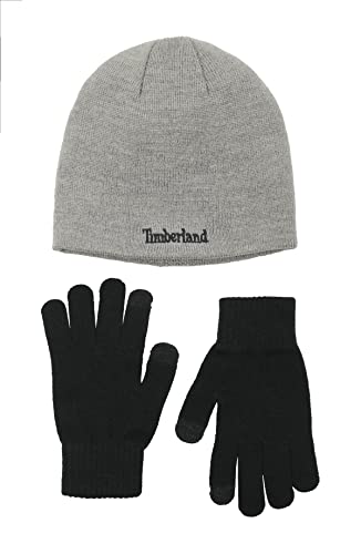Timberland boys Cuff Hat With Contrast Magic Glove Set2