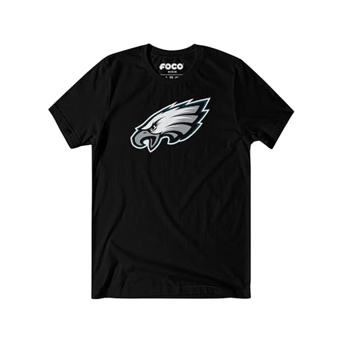 Image of FOCO Men's NFL Team Primary Logo Black Short Sleeve T-Shirt