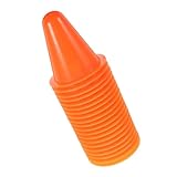 Toyvian 30 Piezas Pila de esquí sobre Ruedas a Prueba de Viento Conos de Entrenamiento de Futbol Conos de Entrenamiento para taladros Marcadores de Carretera Mini Conos para Deportes