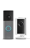 Ring Battery Video Doorbell (nueva gen.) + Indoor Camera Plus | Inalámbrico | Retinal 2K | Zoom 6 aumentos | Batería integrada | Prueba gratuita 30 días plan suscripción Ring