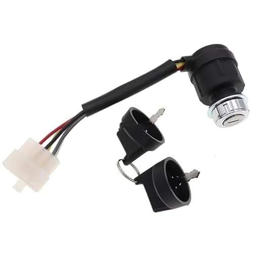 Image of Ignition Key Switch Ignition Key Switch For Kipor For Kge6500e Generator 5 Pin JK425-2 Lock Start