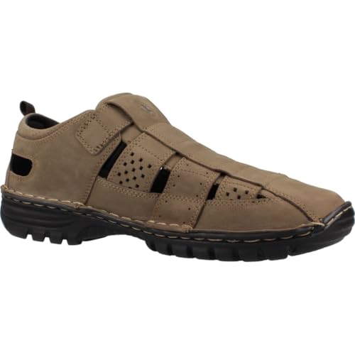 Sandalias Coronel Tapiocca C630 caqui de hombre para caminar fresco 5