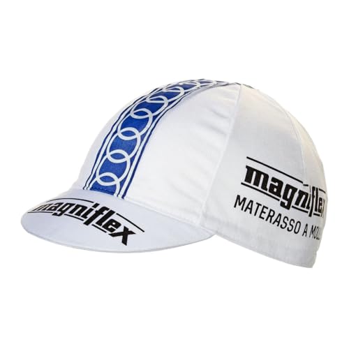 Outdoor Vintage Team Radkappen - Anti-Schweiß Cap für Stand-Alone oder unter Helm | Team Jersey, Outdoor, Magniflex, Einheitsgröße-M