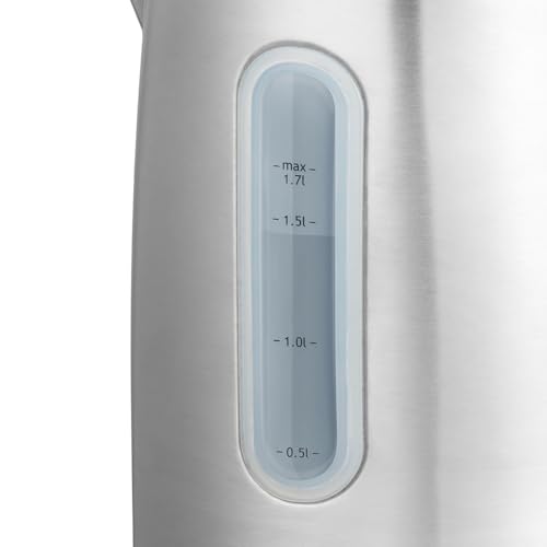 Russell Hobbs Bollitore Elettrico Acciaio Spazzolato (1,7L, Coperchio Con Apertura A Pressione, Beccuccio Perfect Pour, Filtro Lavabile Rimovibile, Illuminazione Blu, 2400W) Heaton 27380-70. - 7