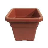 2 DIMENSIONI DISPONIBILI NG NICCOLAI VASI QUADRI E SOTTOVASI PLASTICA VARI COLORI E DIMENSIONI (VASO QUADRO 32X32X32 cm, TERRACOTTA)