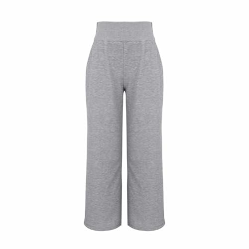 Girls Wide Leg Sweatpants Casual Fleece Elastic Waist Straight Active Pants Fall Winter Fashion Jogger Pants4