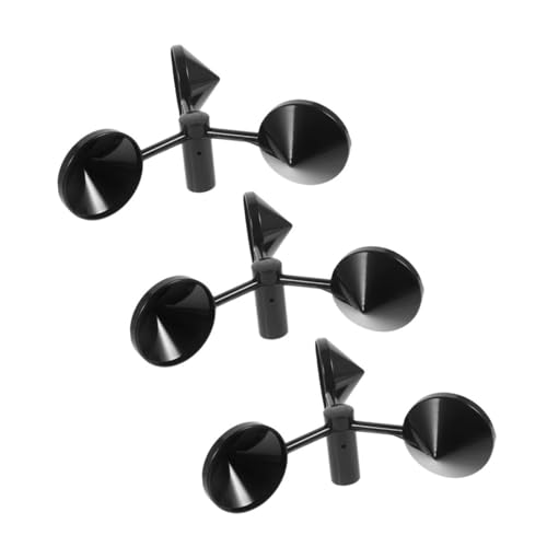 HEMOTON 3pièces Moulinet à Vent Portable Avec Tasses De Mesure Vitesse Du Vent Instrument De Mesure Pour Études Météorologiques Et Applications Éoliennes
