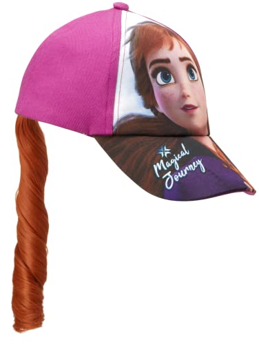 Casquette Reine des Neiges Elsa Anna fille 4 5 6 7 ans