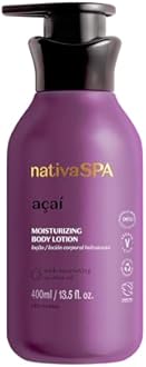 Nativa SPA by O Boticário, Açaí Moisturizing Body Lotion | Long-Lasting Hydration and Lightweight, Fragranced Moisturizer, 13.5 Ounce