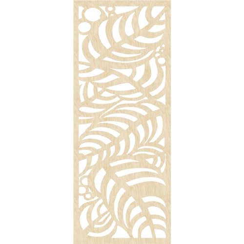 Image of 25 3 /8 inchW x 64 3 /8 inchH x 3 /8 inchT Mills Decorative Fretwork Wood Wall Panels, Birch