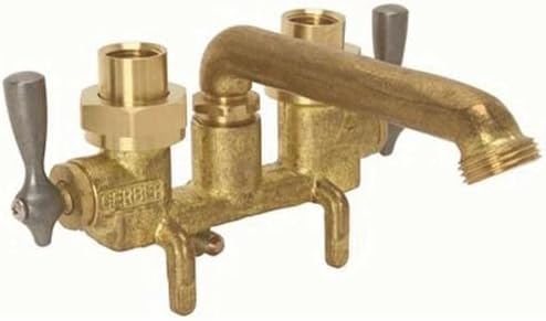 Replacement for Gerber G0049530 Classics 3.25 in. 2-Handle Laundry Faucet in Rough Brass Replaces Parts
