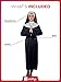 Smiffys Nun Costume, Black with Dress, Belt & Headdress, Saints and Sinners Fancy Dress, Nun Dress Up Costumes Smiffys Nun Costume, Black with Dress, Belt & Headdress, Saints and Sinners Fancy Dress, Nun Dress Up Costumes