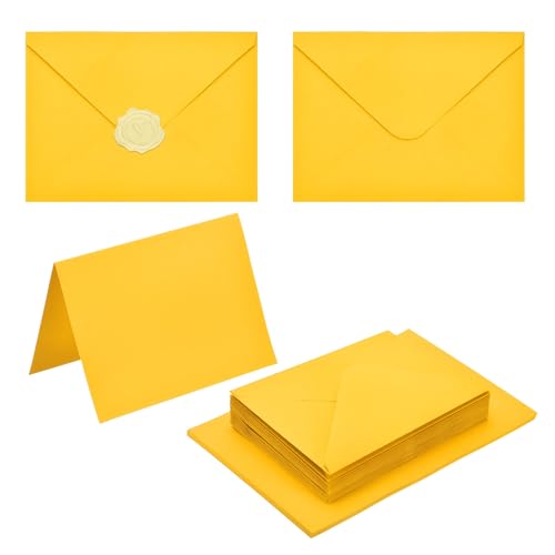 Enveloppes dorées A6 avec cartes épaisses PATIKIL pour écrire sans transparence ni bavure