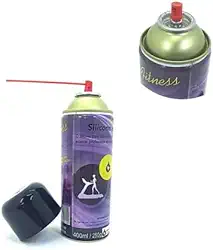 Silicone Lubrificante 400ml Profissional Spray Para Lubrificar Esteira Elétrica Bicicleta Ergométrica