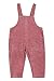 Camilife Baby Mädchen Kordsamt Latzhose Overall Kord Hose mit Hosenträger für Baby Kleinkind Kinder 1-4 Jahres alt Süß Lieblich - Retro Pink Herstellergr.85