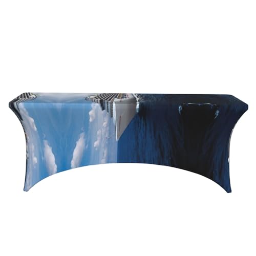 Nappe extensible élasthanne anti-plis pour table de fête - 3