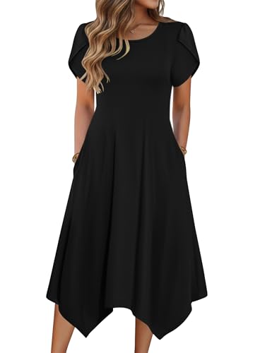 Zeagoo Summer Dresses Boho Desses for Women 2026 Midi Dresses