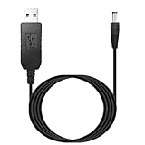 SEEHOM USB 5V to DC 9V Guitar Pedal USB Power Cable Charging Cord Power Supply Compatible for Most 9V Guitar Effects Pedals, Tip Negative Design