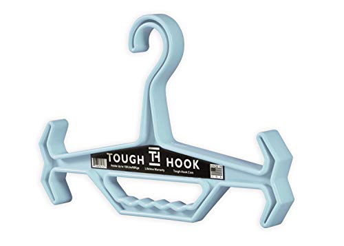 Tough Hook | Heavy Duty, Multipurpose Gear Hanger | 150 lb Load Capacity | Made in USA | High-Impact Plastic for Extreme Durability (Luxury Blue)