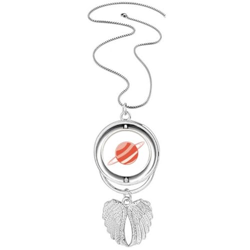 Collier ailes d'ange et monstre Saturne le cadeau d'anniversaire idéal