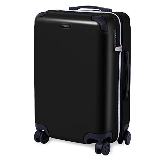 アイリスプラザ 【レジェンドウォーカー(LEGEND WALKER)】 キャリーケース スーツケース Lサイズ 7泊~10泊 容量拡張機能付き 耐衝撃 ブラック 5515-70