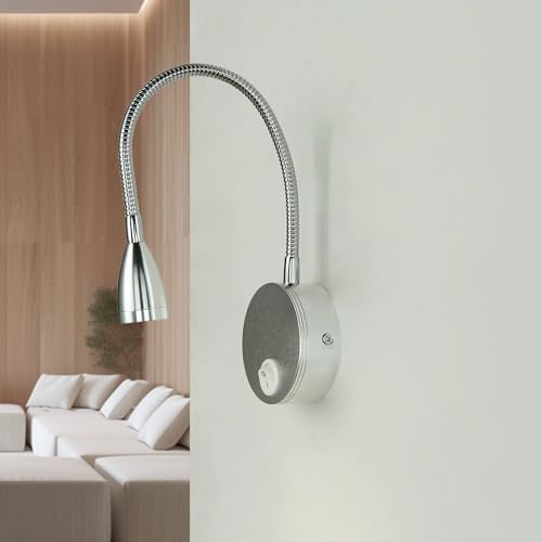 Lámpara de lectura LED cama flexible para leer de noche sin fatiga visual con luz 4400K