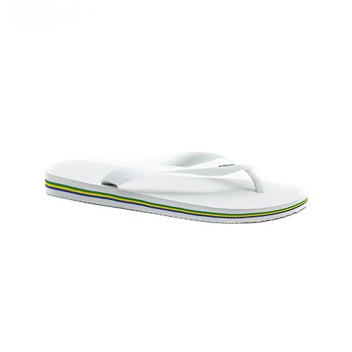 Chinelo Brasil, Havaianas, Adulto Unissex, Branco, 37/38