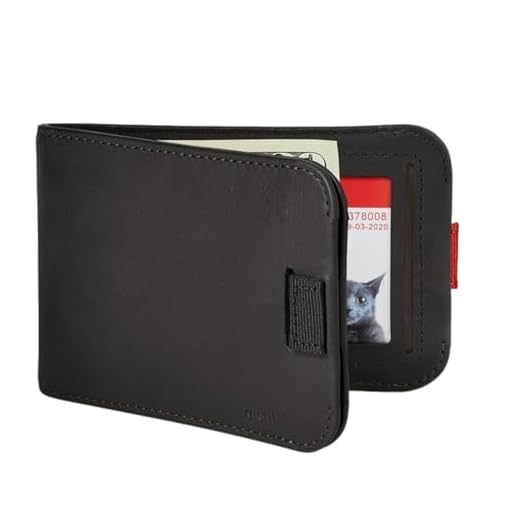 Distil Union Wally Bifold 5.0 RFID Wallet with ID Window - Slim Bifold Wallet for Men with Money Clip, Premium Leather – Minimalist RFID Card Holder - Holds 14 Cards & 30 Bills - Black