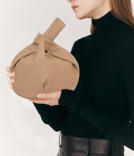 Bolso de mano pequeño de cuero sintético para mujer miniatura 2