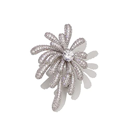 Broche à fleurs pour costume collier veste et accessoires de mode