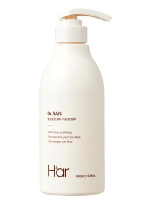 Dr. Ran Egg Protein Shampoo 500ml (16.9 fl oz) – Hair Loss Care, Egg Yolk Extract & Biotin, Strengthening & Nourishing Scalp Treatment, Made in Korea