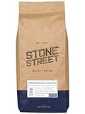 Stone Street Gourmet Coffee Indonesian Sumatra 'Gayo Mountain', Dark Roast, Single Origin, Whole Bean, 2 Lb Bag
